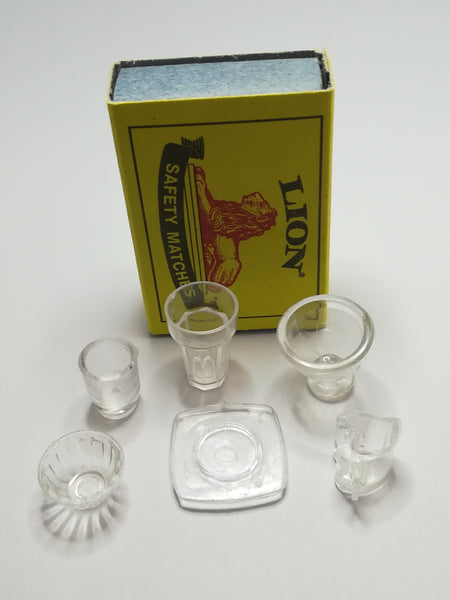 Miniature Plastic Crockery - 6 Pieces (Miniature, suitable for printer's tray)
