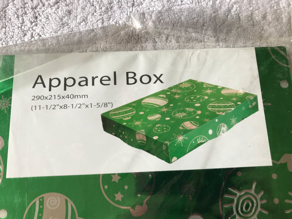 Gift Box Apparel Packaging Christmas (290mm x 215mm x 40mm)