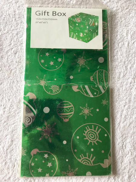 Gift Box Packaging Christmas (152mm x 152mm x 152mm)