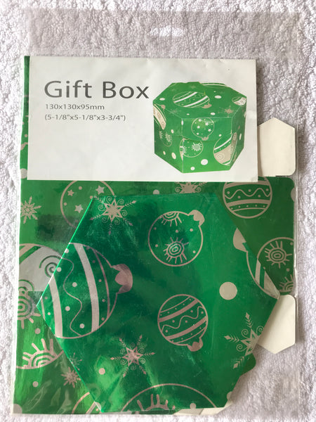 Gift Box Hexagon Packaging Christmas (130mm x 130mm x 195mm)