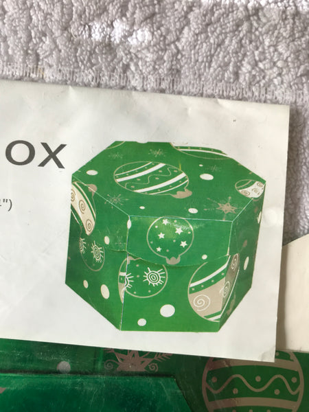 Gift Box Hexagon Packaging Christmas (130mm x 130mm x 195mm)