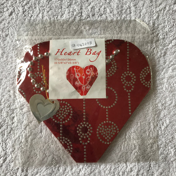 Heart Bag Gift Packaging Christmas (100mmx100mmx100mm)