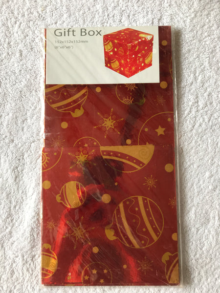 Gift Box Packaging Christmas (152mm x 152mm x 152mm)