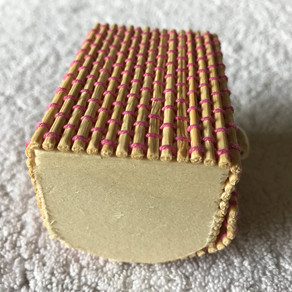 Gift Box Pink Stitching (70mm x 55mm x 50mm)