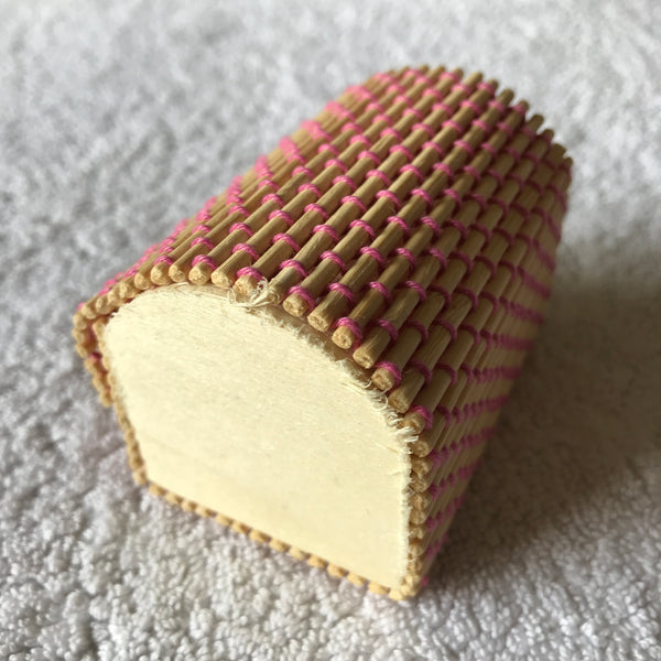 Gift Box Pink Stitching (70mm x 55mm x 50mm)