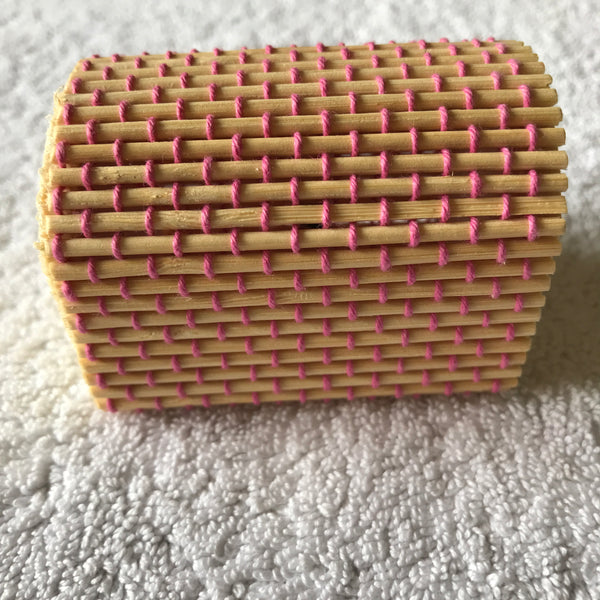 Gift Box Pink Stitching (70mm x 55mm x 50mm)