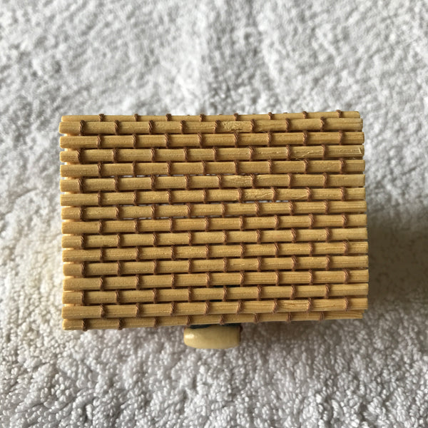 Gift Box Brown Stitching (70mm x 55mm x 50mm)