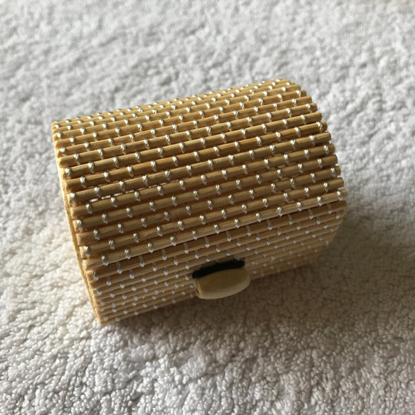 Gift Box Silver Stitching (70mm x 55mm x 50mm)