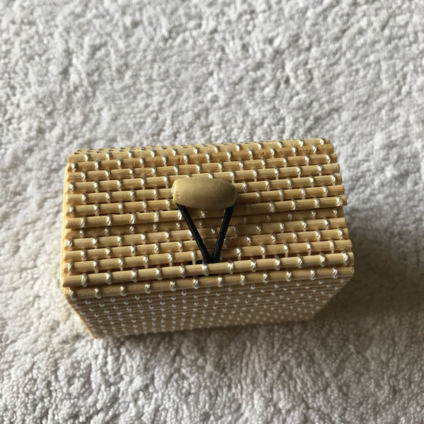 Gift Box Silver Stitching (70mm x 55mm x 50mm)