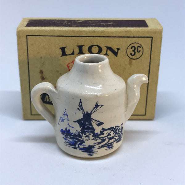 Miniature 'Delft' Teapot / Coffee Pot (Miniature, suitable for printer's tray)