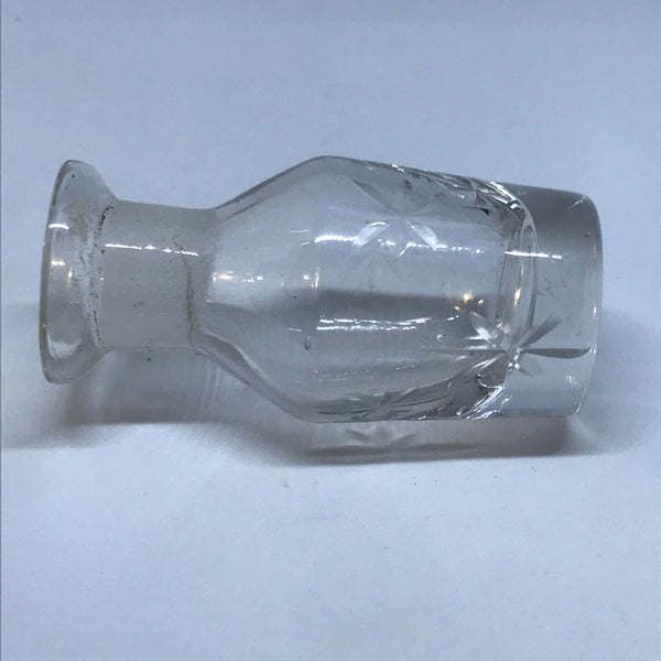Small Cut Glass Bottle (Miniature, suitable for printer's tray)