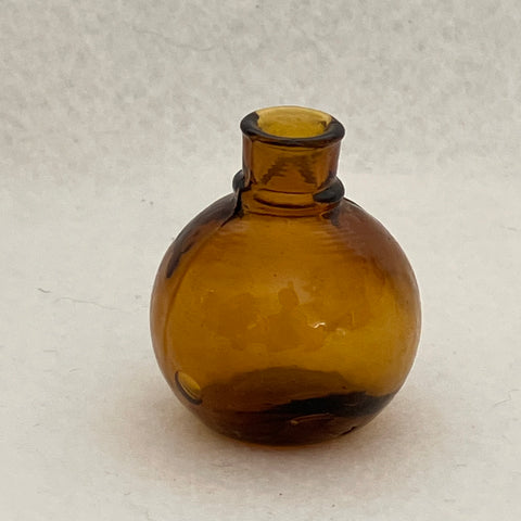 Brown Apothecary Bottle Bulbous (Miniature, suitable for printer's tray)