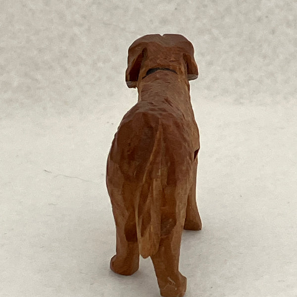 Wooden Carved Saint Bernard (Miniature, suitable for printer's tray)