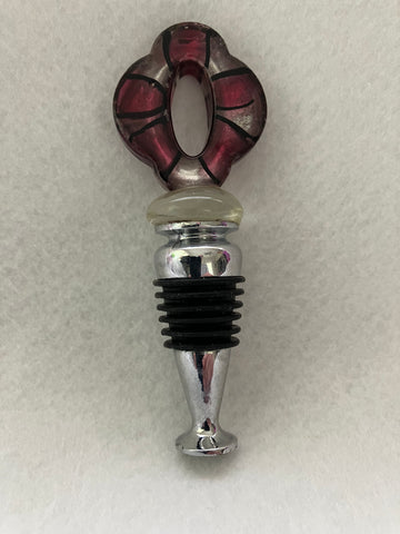 'Murano' Style Glass Bottle Stopper