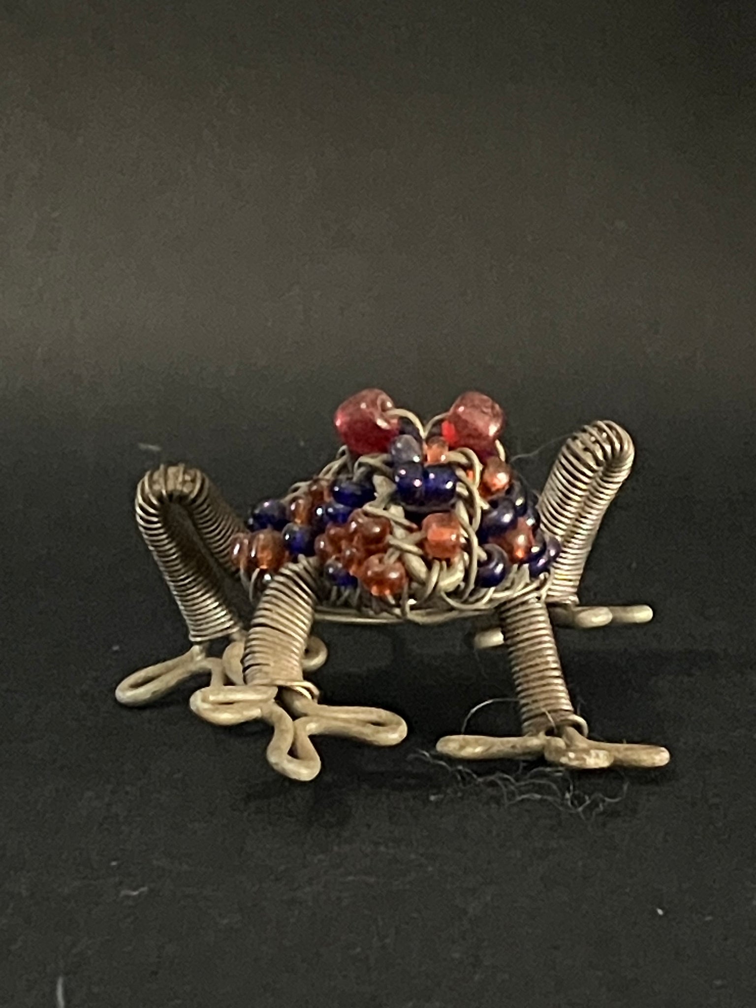 Wire Beaded Frog / Toad for Keyring (Miniature, suitable for printer's tray)