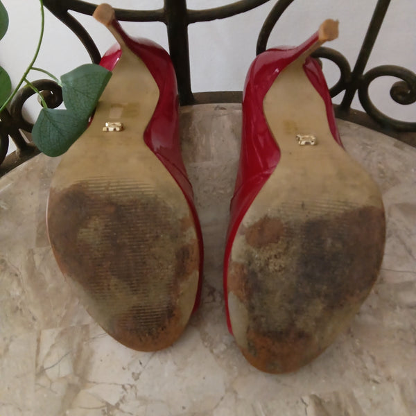 Shoes Heel, Red Patent, Esdra