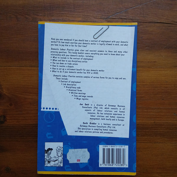 Domestic Labour Practice - A Guide for Fair Employment at Home (Jan Smit & Corle Grobler)