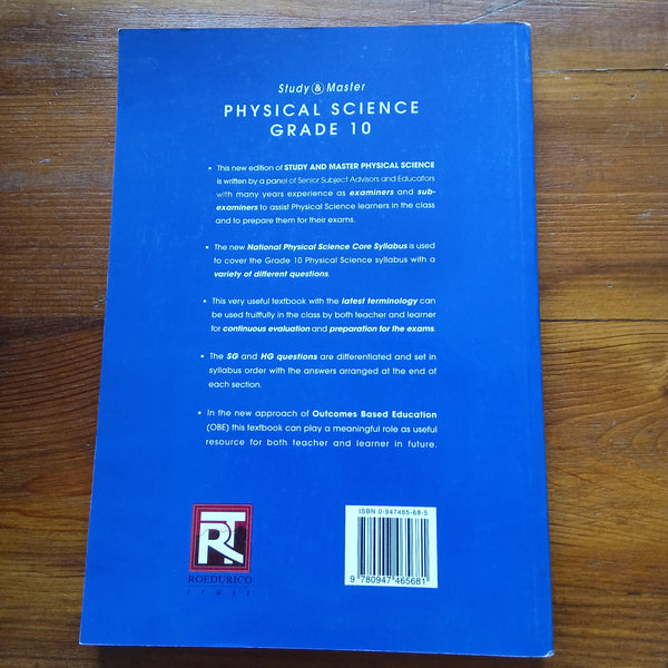Physical Science - Grade 10 (E.J. van Zyl et al)