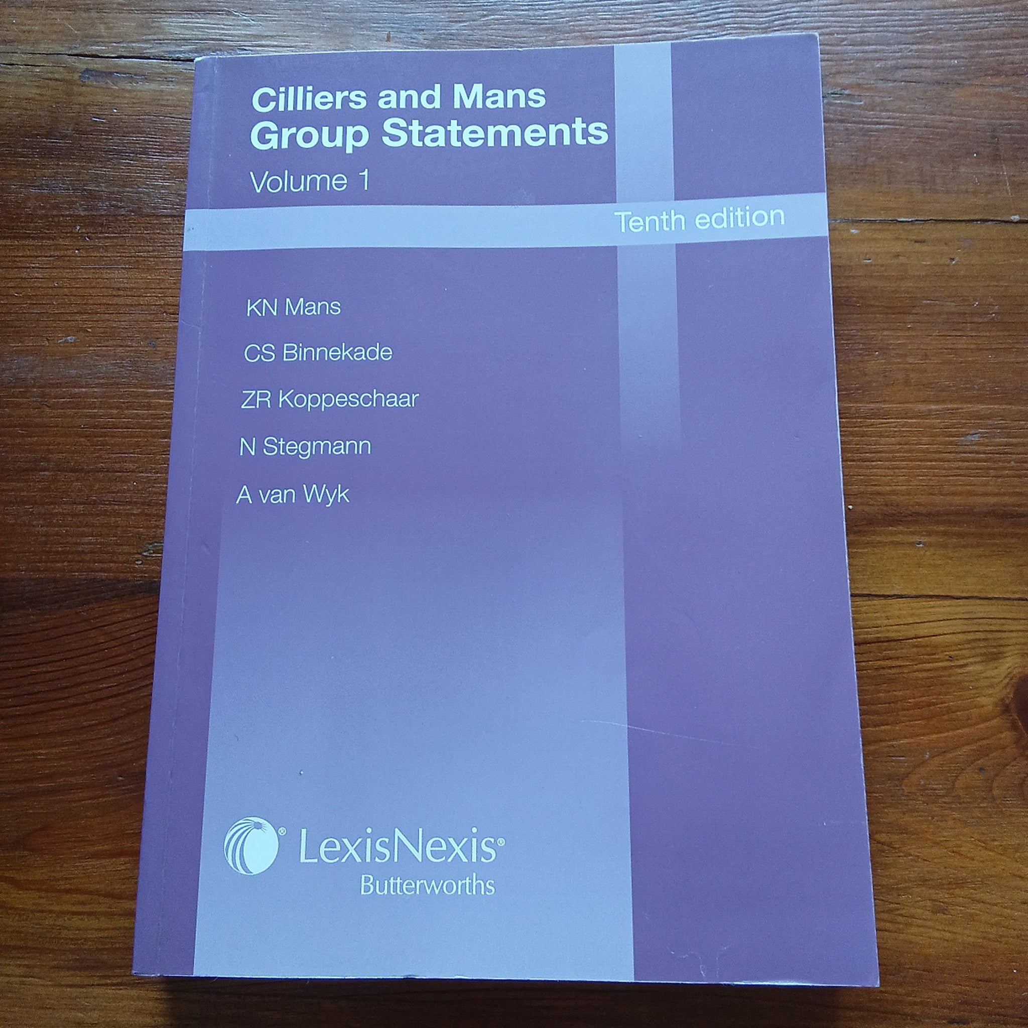 Cilliers and Mans Group Statements - Volume 1 - Tenth Edition (KN Mans et al.)