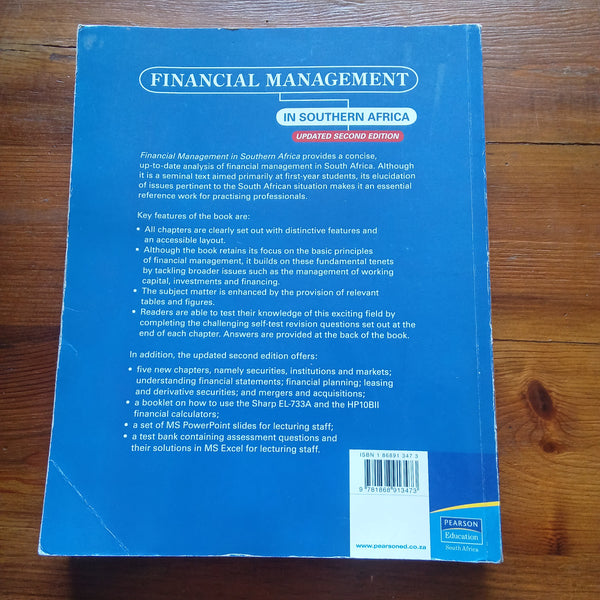 Financial Management in Southern Africa - Updated Second Edition (J Marx et al.)
