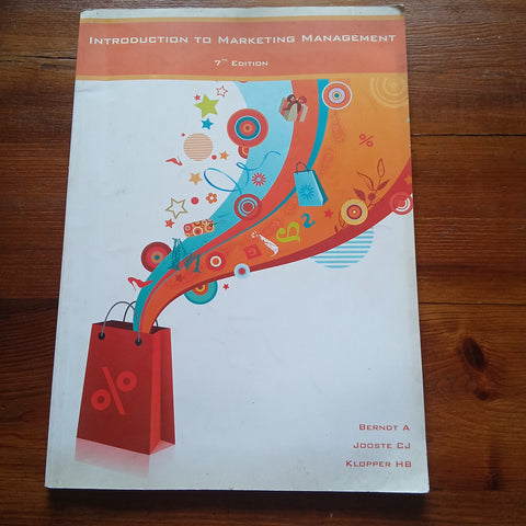 Introduction to Marketing Management - 7th Edition (A Berndt et al.)
