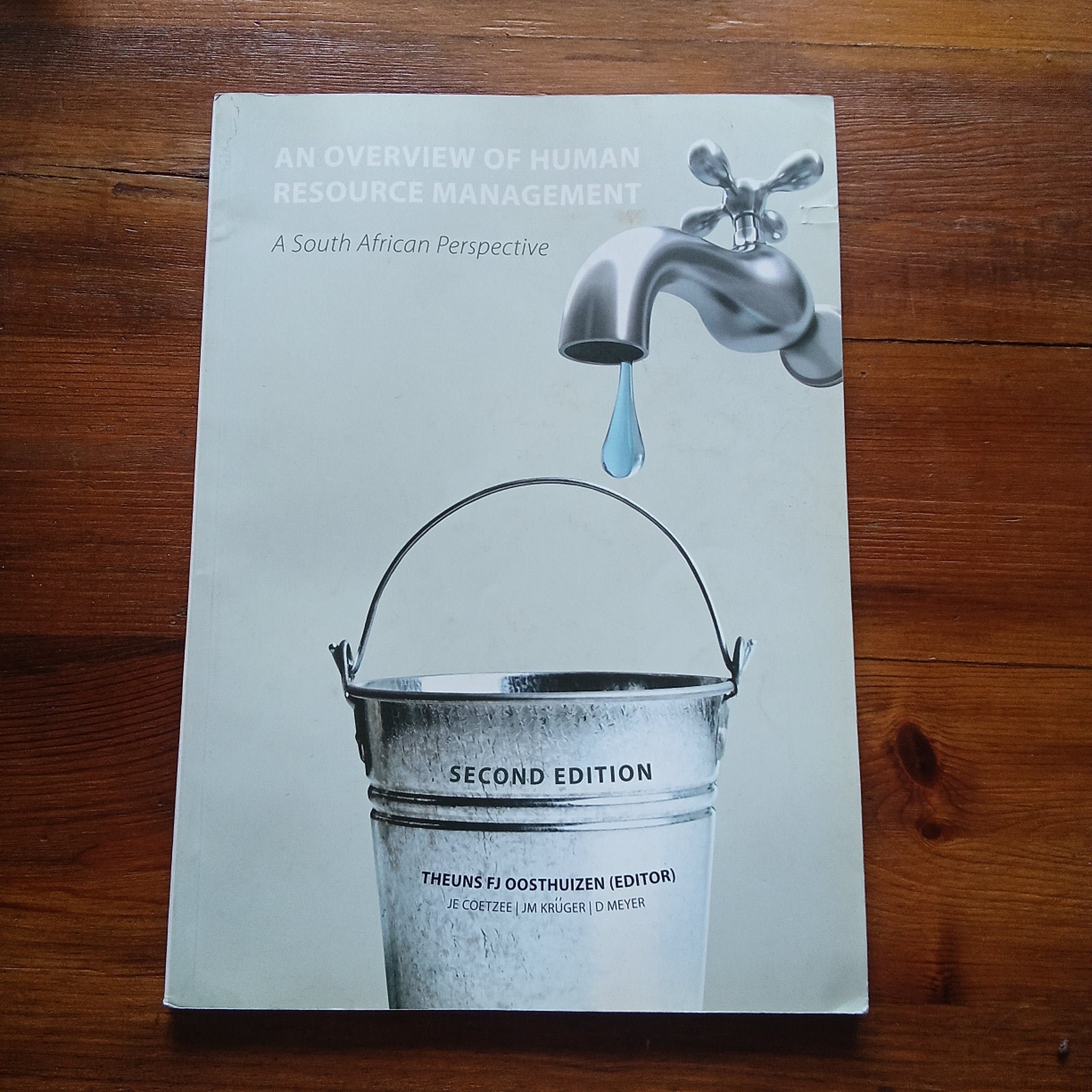 An Overview of Human Resource Management - A South African Perspective (JE Coetzee et al)