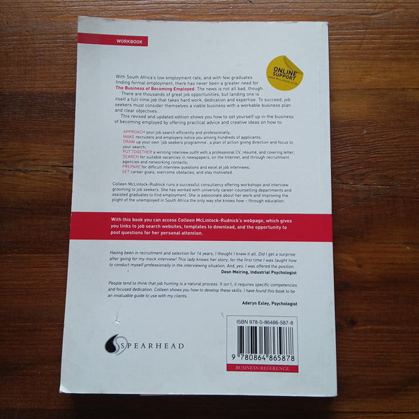 The Business of Becoming Employed - A Guide for South African Job Seekers (Colleen Mclintock-Rudnick)