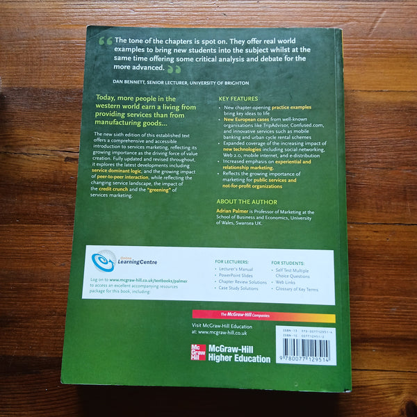 Services Marketing - Sixth Edition (Adrian Palmer)
