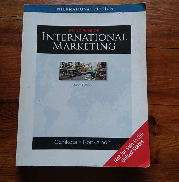 Principles of International Marketing ( & Ronkainen)