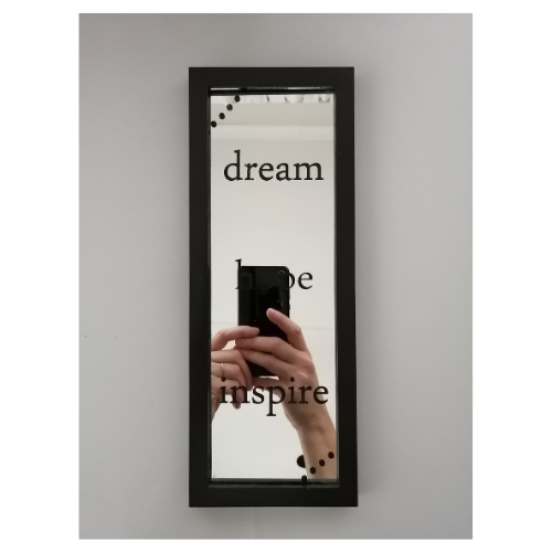 Mirrors (Pair) with Inspirational Message