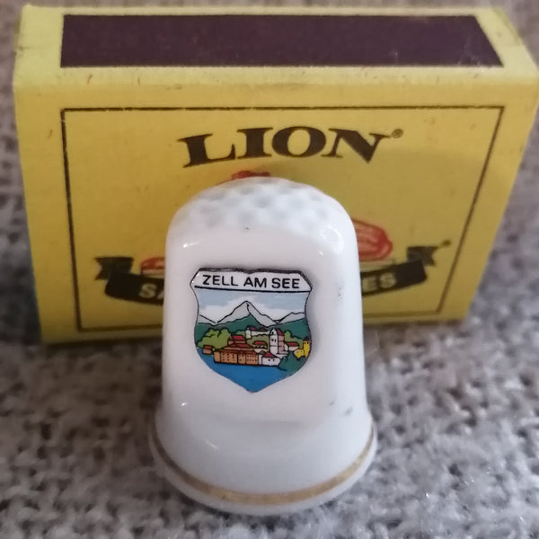 Thimble Souvenir Zell Am See (suitable for Printer's Tray)