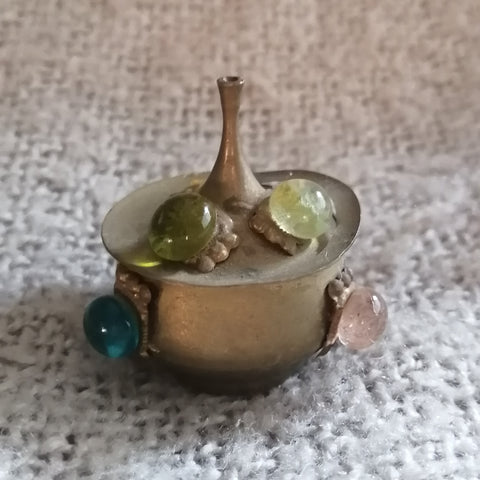 Burner bejewelled decorative (Miniature, suitable for Printer's Tray)