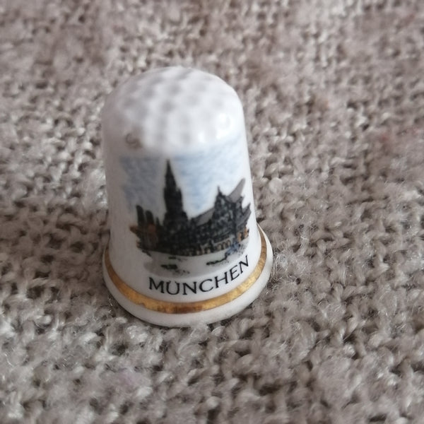 Munchen Souvenir Thimble (suitable for Printer's Tray)
