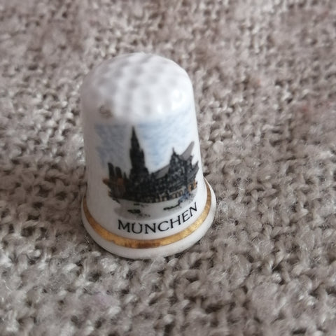 Munchen Souvenir Thimble (suitable for Printer's Tray)
