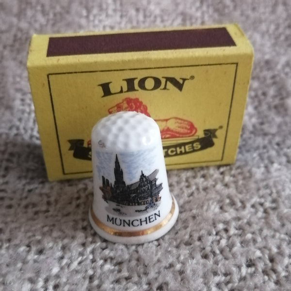 Munchen Souvenir Thimble (suitable for Printer's Tray)