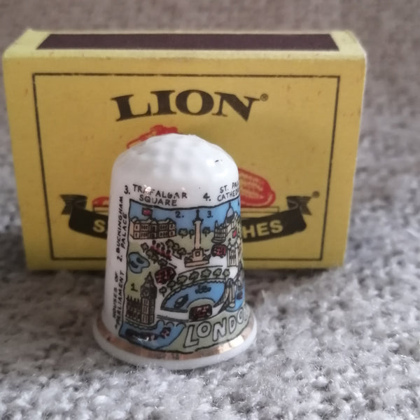 Thimble Souvenir London (suitable for Printer's Tray)