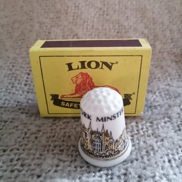 York Minster Souvenir Thimble (suitable for Printer's Tray)