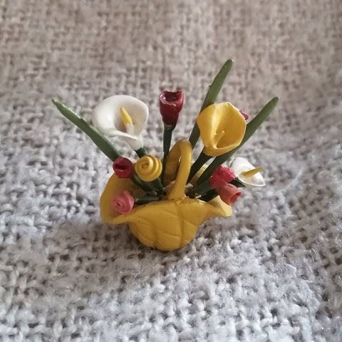 Bouquet Flowers Fimo (Miniature, suitable for Printer's Tray)
