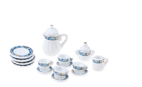 Miniature Tea Set (Miniature, suitable for printer's tray) Modern Design