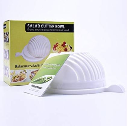 Salad Cutter Bowl in 60 Seconds (Enjoy a Nutritious and Delicious Salad)