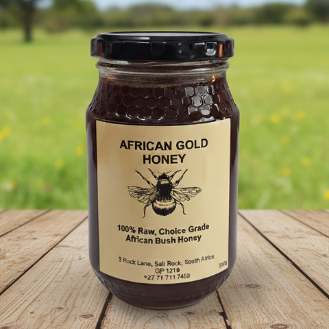 African Gold Honey – 500g Glass Bottle – Wildflowers
