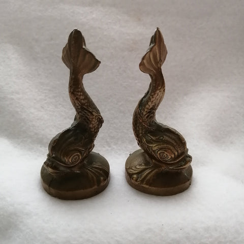 Pair of Fish Statuettes