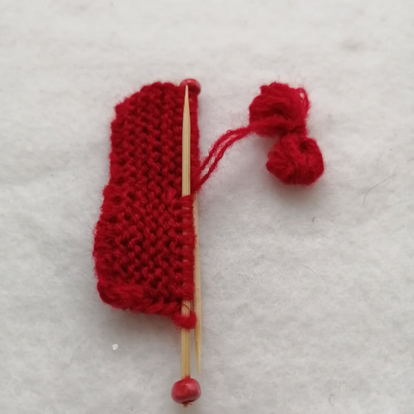 Red Knitting Wool Miniature, suitable for Printer's Tray