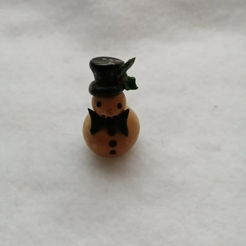 Wooden 'Snowman', Miniature