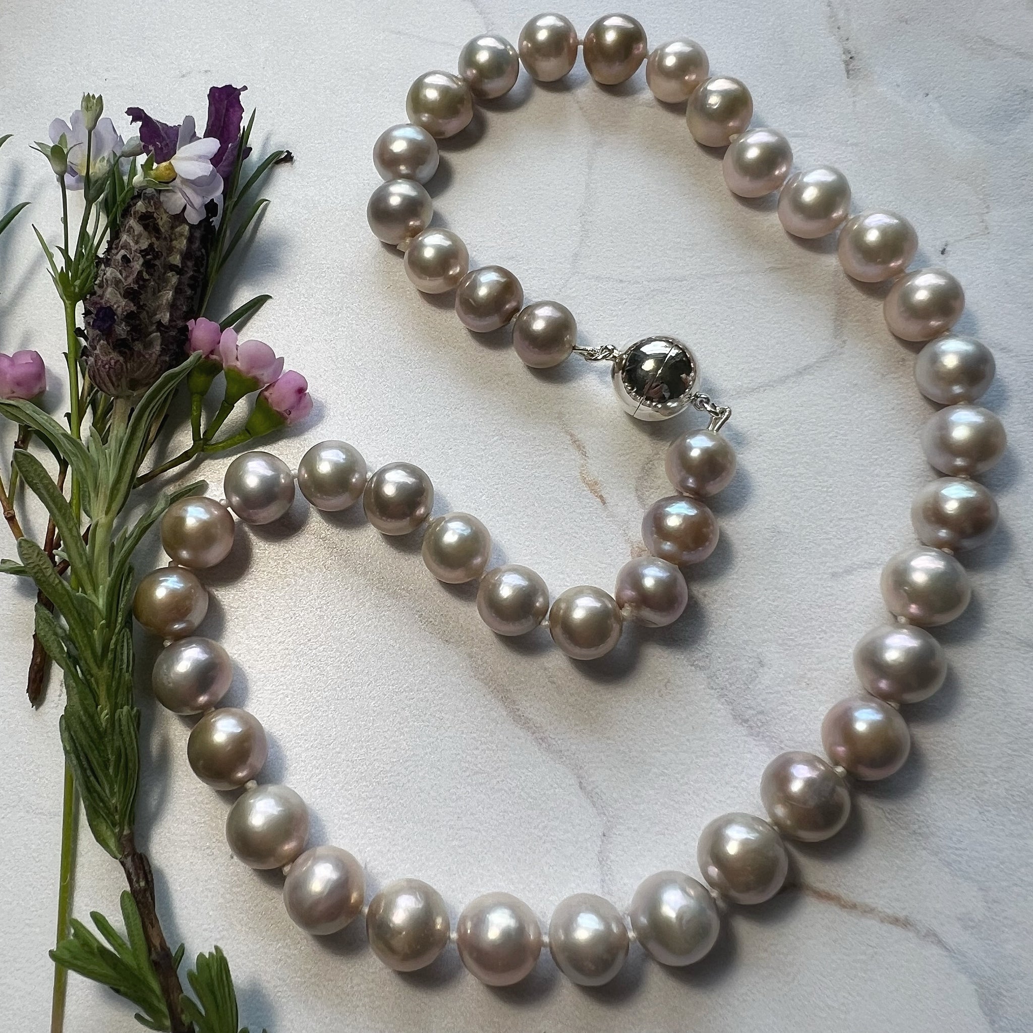 Pink Pearl Necklace