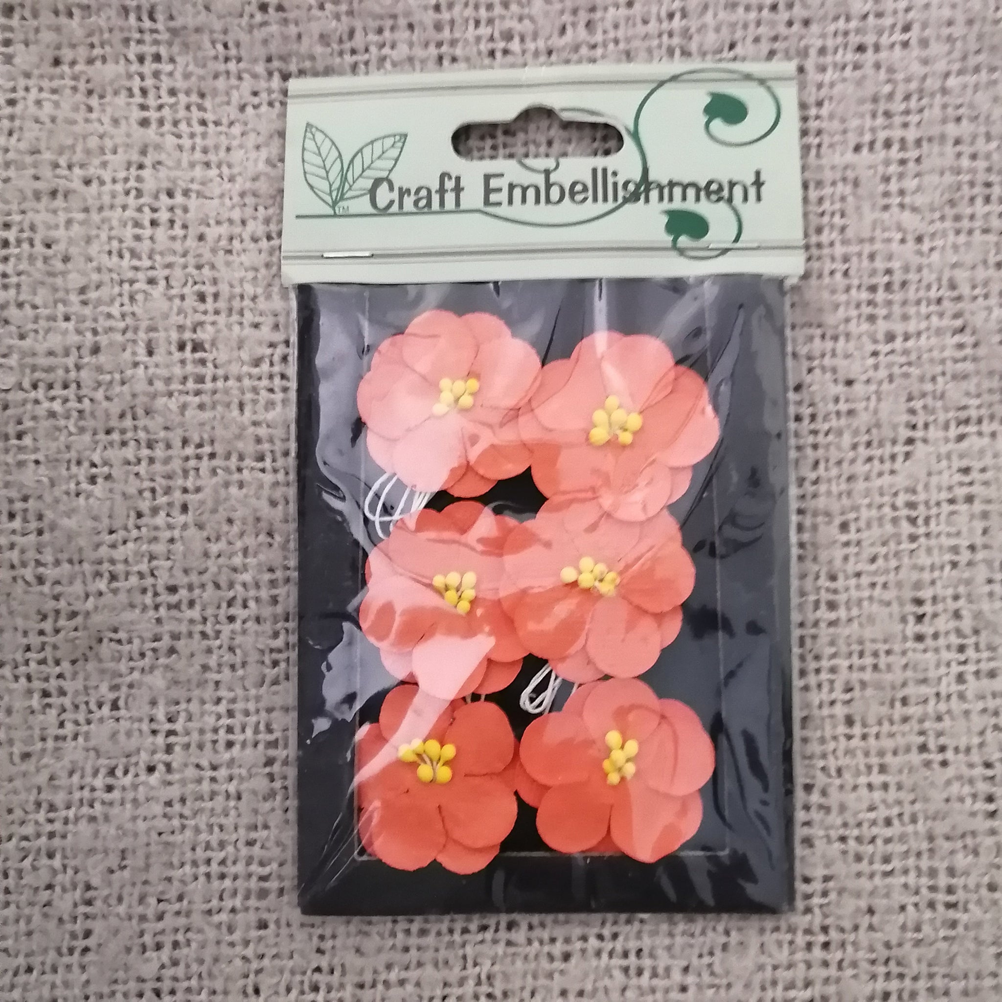Dainty Paper Flowers (Orange)