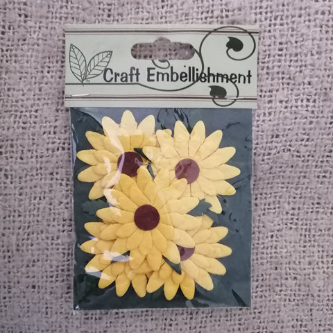 Dainty Paper Sunflowers (Yellow)