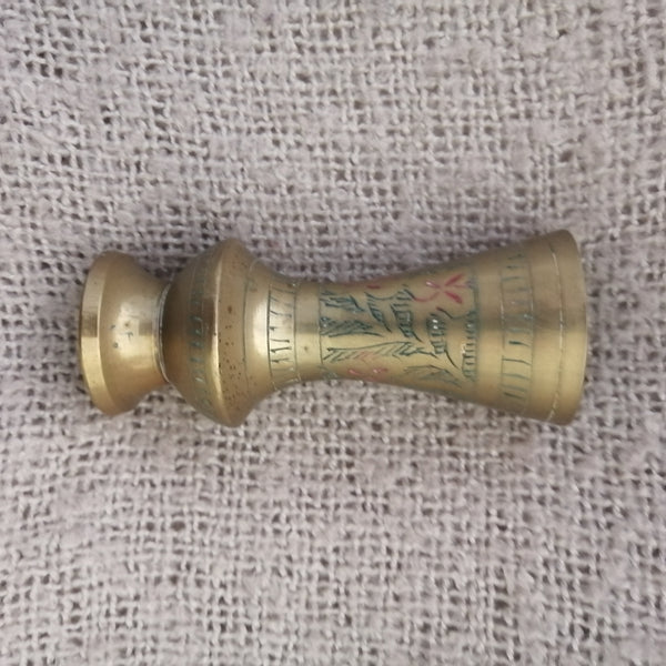 Brass Vase Engraved (Miniature, suitable for printer's tray)