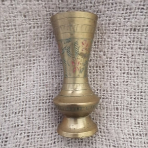 Brass Vase Engraved (Miniature, suitable for printer's tray)