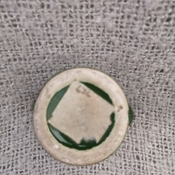 Green Ceramic Vase Handpainted (Miniature, suitable for printer's tray)